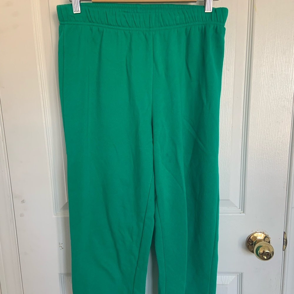 Garage, Green Drawstring Jogger Bottoms, Size: Medium